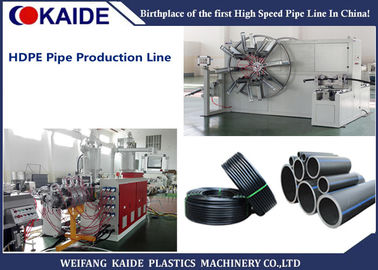 20-110mm 3 طبقة HDPE آلة أنابيب الري بثق / متعدد الطبقات HDPE الأنابيب آلة الإنتاج 20-110mm KAIDE
