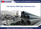 110MM-315mm PE خط إنتاج الأنابيب / HDPE الأنابيب ماكينة ISO المعتمدة